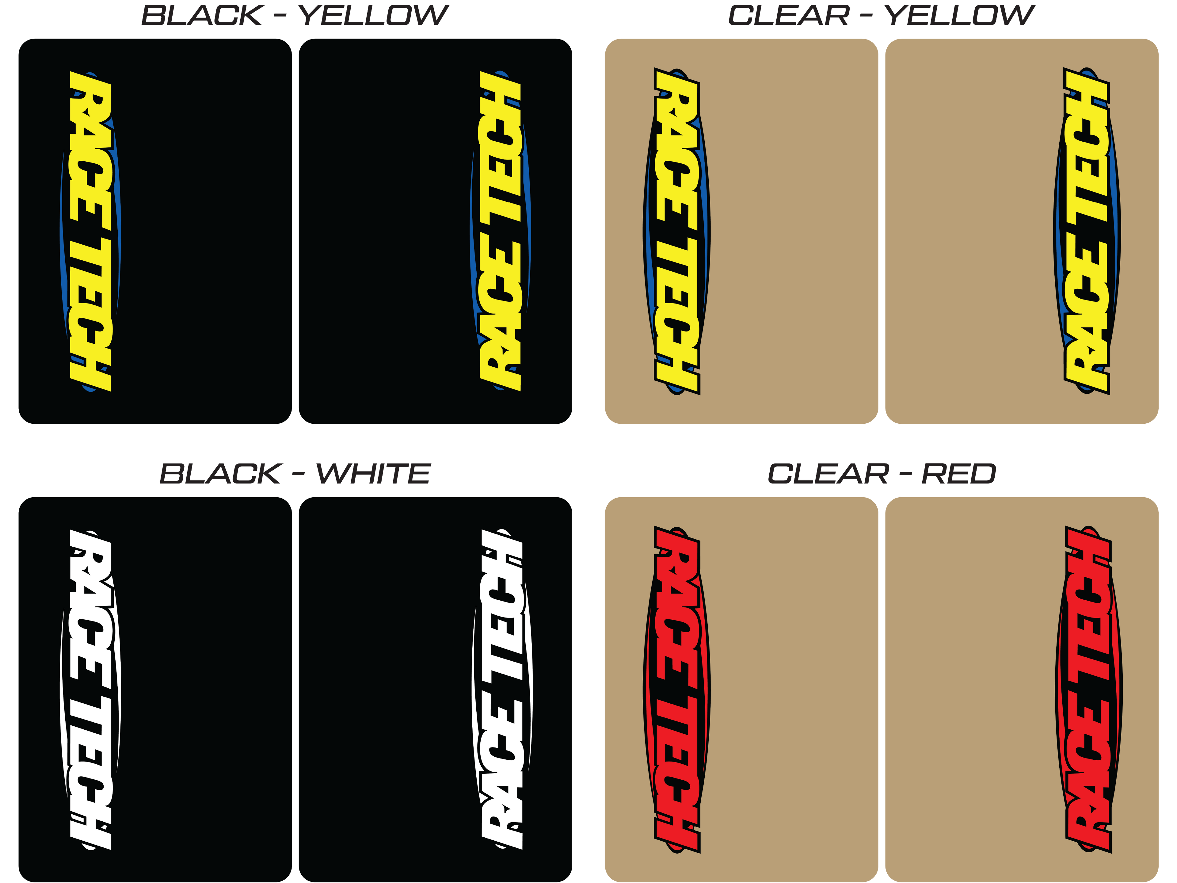 RACETECH UPPER FORK WRAPS