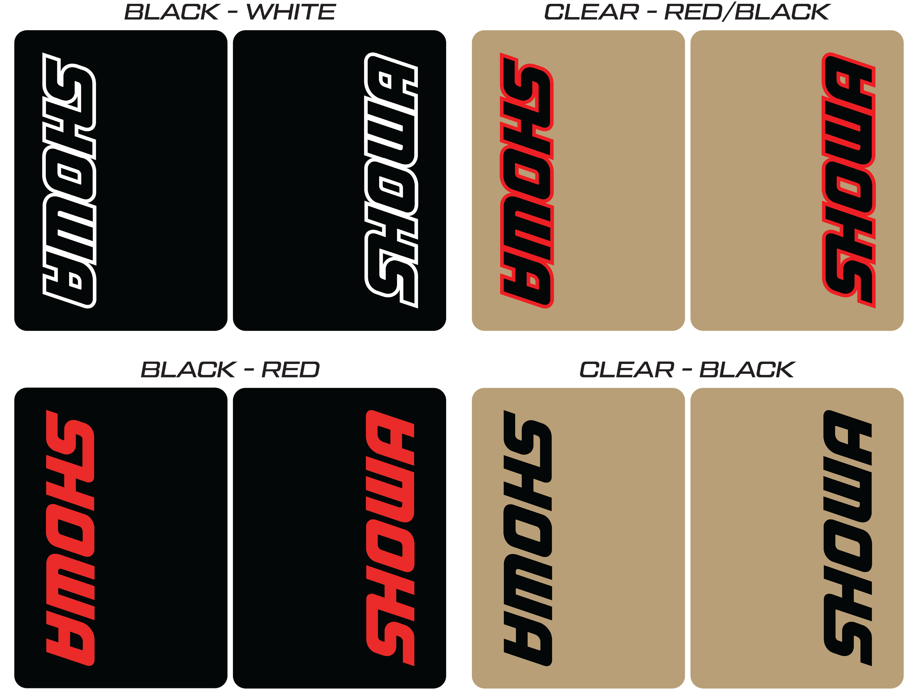 SHOWA UPPER FORK WRAPS